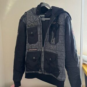 Vintage affliction bomber jacket